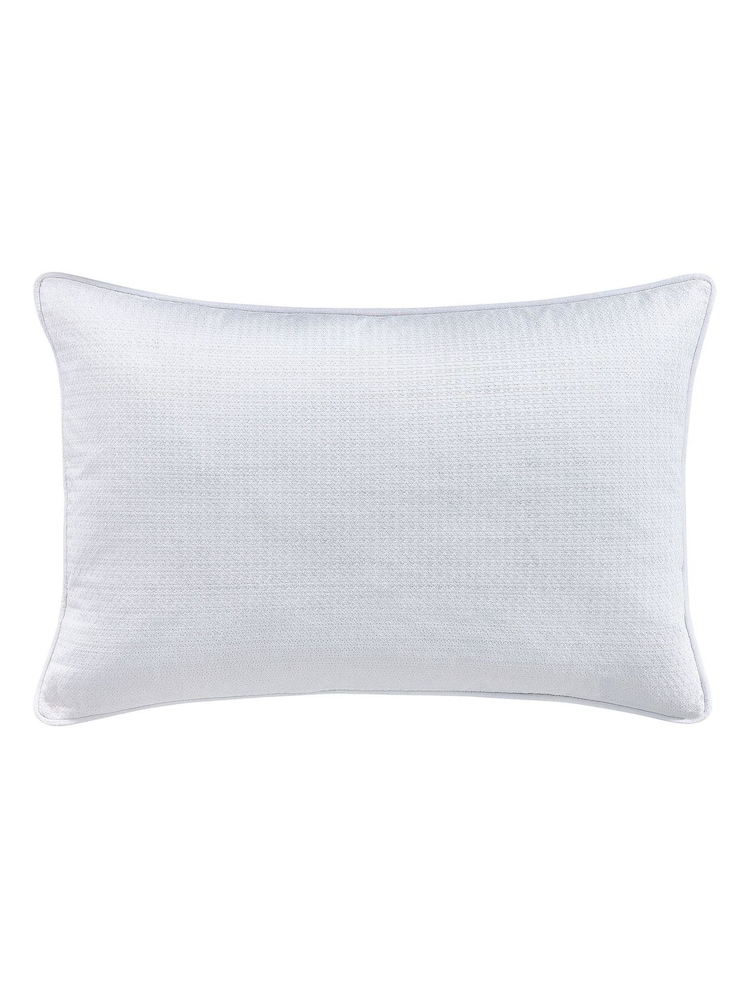 Bedeck of Belfast White Embroidered Kham 100% Cotton Cushion - Image 4 of 4