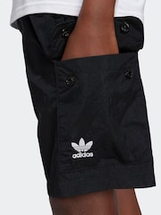 adidas Black Kids Originals Cargo Shorts - Image 4 of 6