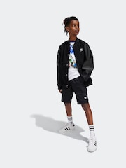 adidas Black Kids Originals Cargo Shorts - Image 5 of 6