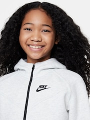 Темно-серый - Флисовое худи на молнии Nike Tech - Image 3 of 7