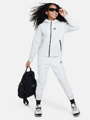 Темно-серый - Флисовое худи на молнии Nike Tech - Image 7 of 7