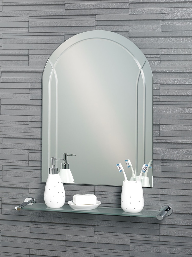 Showerdrape Soho Large Arched Bathroom Mirror - Image 1 of 4