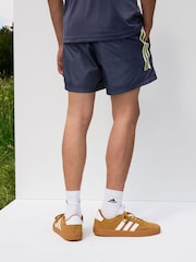 adidas Blue Tiro Woven Shorts - Image 2 of 6