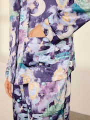 Chelsea Peers Dreamscape Kingdom Tryck Lång pyjamas Set - Bild 6 av 8