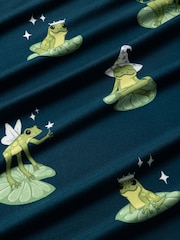 Chelsea Peers Green Enchanted Frog Print Long Pyjamas Set - Image 8 of 8