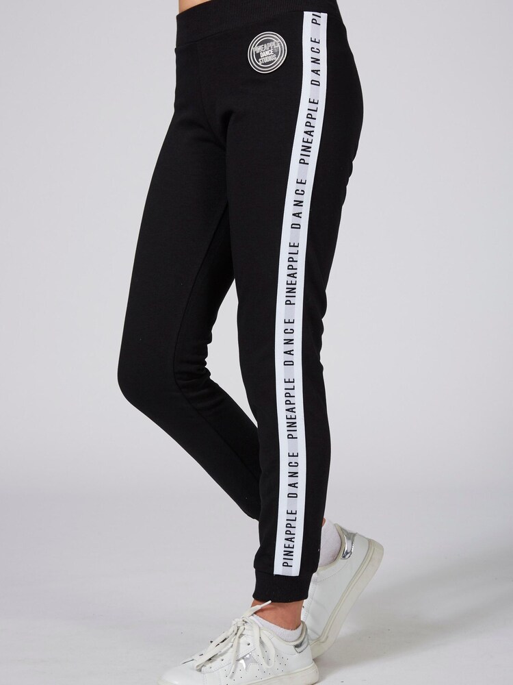 Pineapple Black Stripe Jacquard Joggers - Image 1 of 5 Pineapple Black Stripe Jacquard Joggers - Image 1 of 5