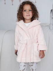 Pink - Morgenmantel aus Fleece mit weichem Griff (9 M.–16 J.) - Bild 1 von 4