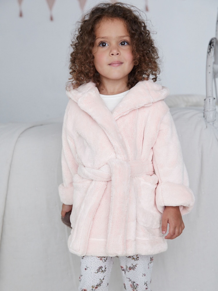 Pink - Morgenmantel aus Fleece mit weichem Griff (9 M.–16 J.) - Bild 1 von 4 Pink - Morgenmantel aus Fleece mit weichem Griff (9 M.–16 J.) - Bild 1 von 4