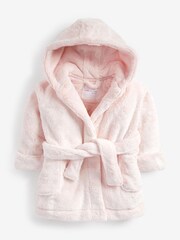 Pink Soft Touch Fleece Dressing Gown (9mths-16yrs) - Image 1 of 3