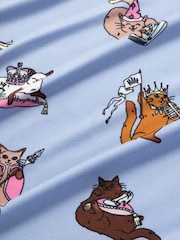 Chelsea Peers Princess Cat プリント ロング パジャマセット - 画像 7 / 7