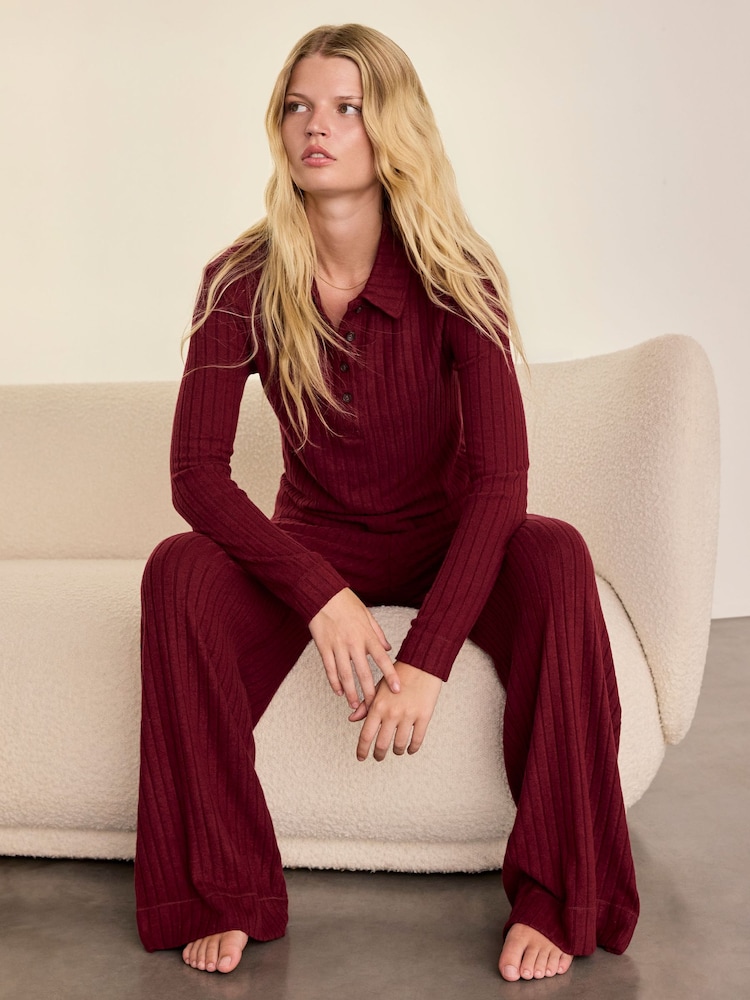 Chelsea Peers Ribbed Knit Joggers - Imagen 6 de 6 Chelsea Peers Ribbed Knit Joggers - Imagen 6 de 6