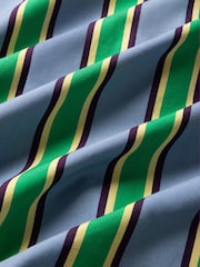 Chelsea Peers Blue Cotton Jewel Stripe Short Pyjamas Set - Image 7 of 7
