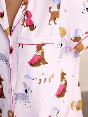 Ensemble pyjama court Chelsea Peers Fairytale Dogs imprimé - Image 3 de 6