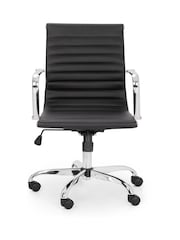 Julian Bowen Black Gio Faux Leather Office Chair - Image 2 of 2