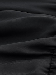 Black Long Sleeve Dress With Diamanté Belt - Image 7 of 7