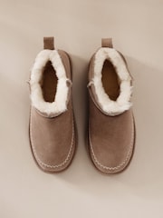 Chelsea Peers Yellow Suede Cowhide Mini Boots - Image 6 of 7