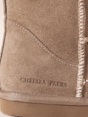 Chelsea Peers Yellow Suede Cowhide Mini Boots - Image 7 of 7