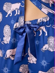 Chelsea Peers månbelyst lejontryck lång pyjamas Set - Bild 5 av 8