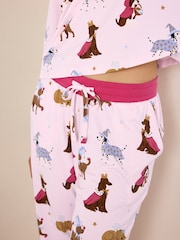 Pyjama long imprimé Chelsea Peers Fairytale Dogs Ensemble - Image 3 de 7