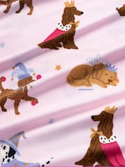 Pyjama long imprimé Chelsea Peers Fairytale Dogs Ensemble - Image 7 de 7