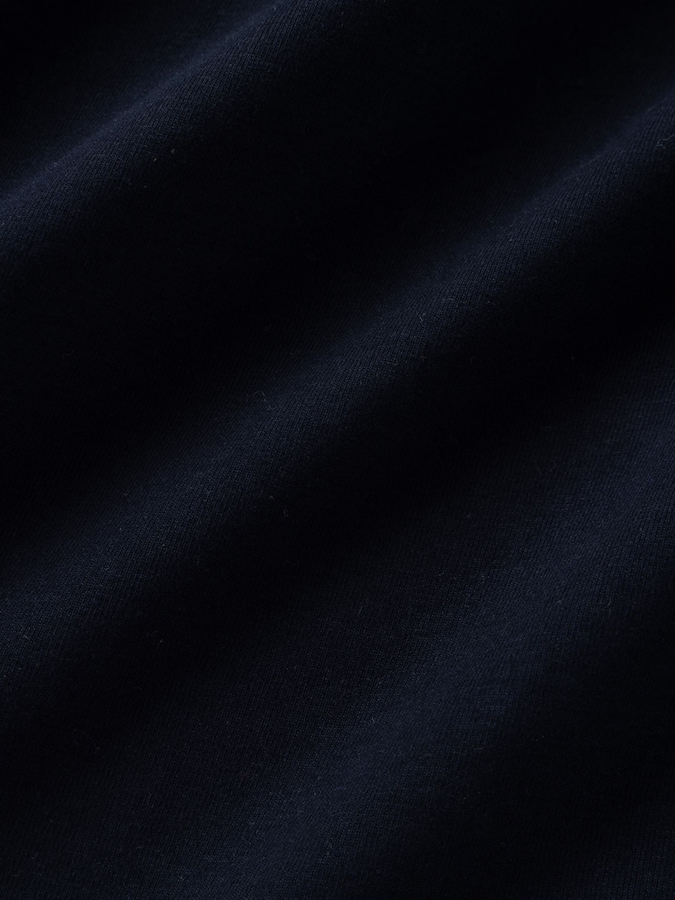 Chelsea Peers Blue Cotton Checkerboard Embroidered Back Good Night Long Pyjamas Set - Image 9 of 9