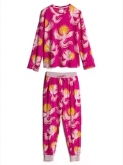 Chelsea Peers Solar Phoenix Print Long Pyjamas Set - Larawan 7 ng 8
