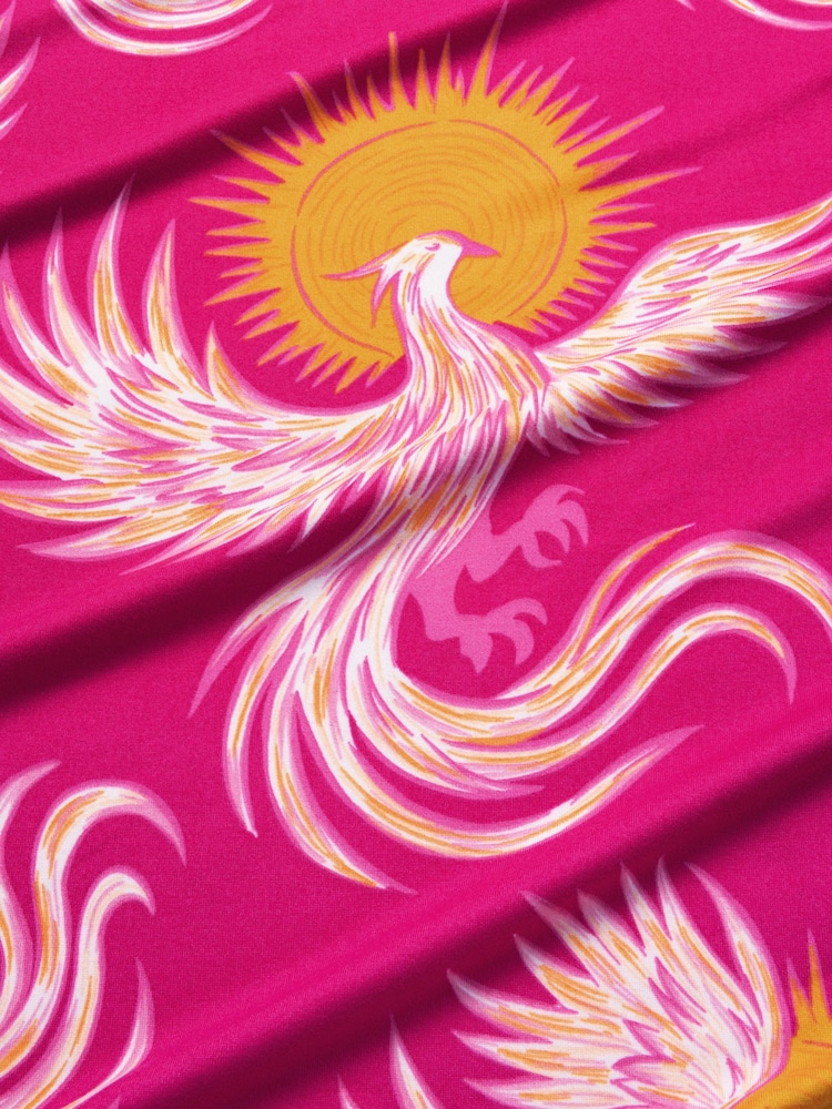 Chelsea Peers Solar Phoenix Print Long Pyjamas Set - Larawan 8 ng 8 Chelsea Peers Solar Phoenix Print Long Pyjamas Set - Larawan 8 ng 8