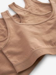 Praline-Beige - Crop Tops 3er-Pack (5-16 Jahre) - Bild 4 von 4