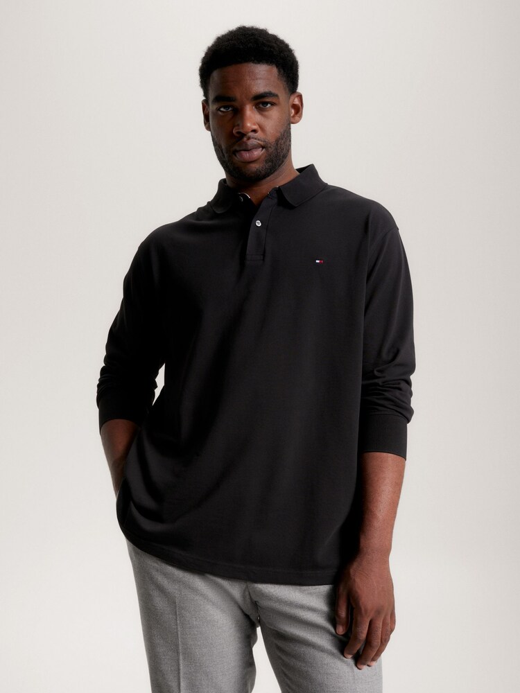 Tommy Hilfiger Black Big And Tall 1985 Regular Polo Shirt - Image 1 of 5