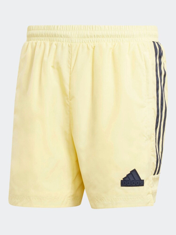 adidas Yellow Tiro Woven Shorts - Image 6 of 6