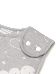 Cosatto Grey Fairy Clouds Sleep 100% Cotton Bag - Image 2 of 4
