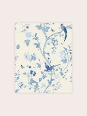 Laura Ashley Royal Blue Summer Palace 10M Wallpaper - Image 3 of 4