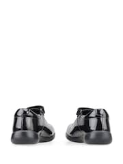 Start-Rite Wish Rip-Tape Black Patent Leather School Shoes F Fit - Image 4 of 4