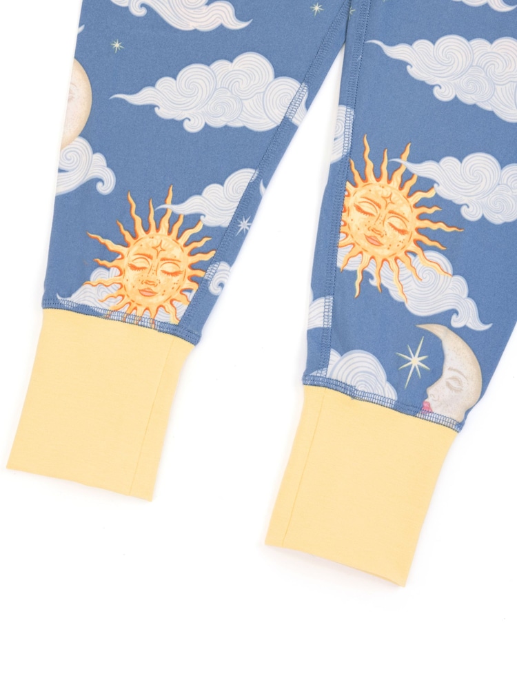 Chelsea Peers Blue Kids Dreamy Skies Print Long Pyjamas Set - Image 8 of 8 Chelsea Peers Blue Kids Dreamy Skies Print Long Pyjamas Set - Image 8 of 8