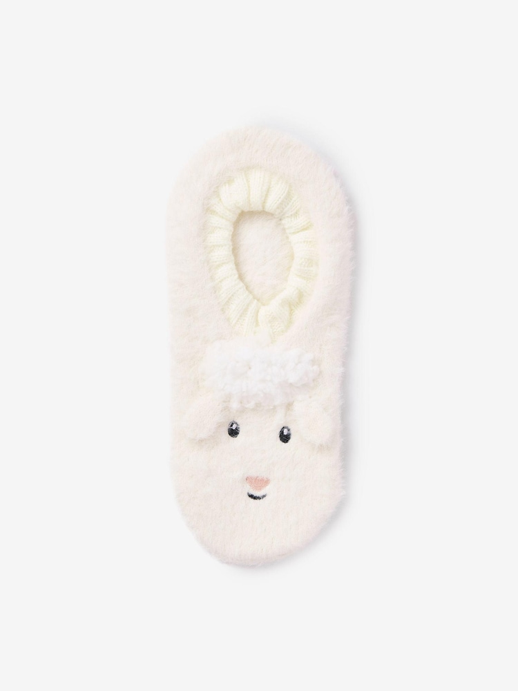 White Sheep Footsie Slippers 1 Pack - Image 1 of 3