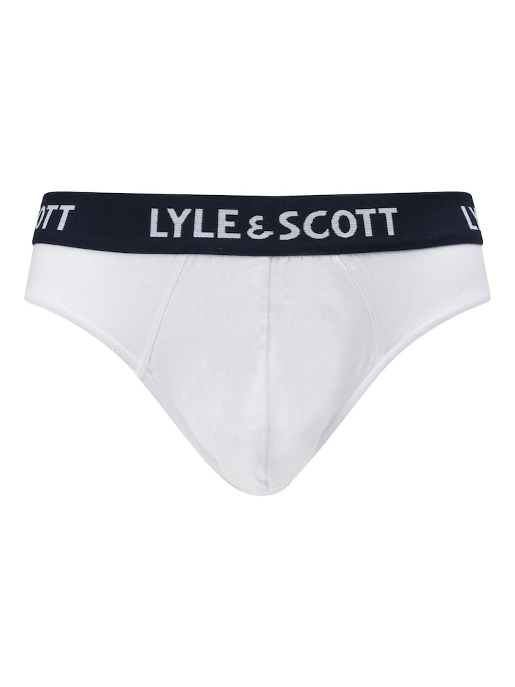 Lyle & Scott Blue Underwear Briefs 3 Pack - Image 2 of 5