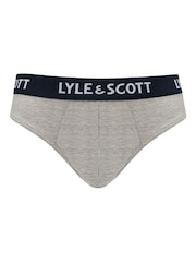 Lyle & Scott Blue Underwear Briefs 3 Pack - Image 3 of 5