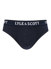 Lyle & Scott Blue Underwear Briefs 3 Pack - Image 4 of 5