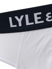Lyle & Scott Blue Underwear Briefs 3 Pack - Image 5 of 5