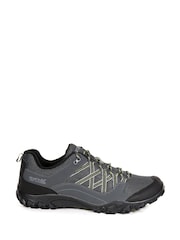 Regatta Grey Mens Edgepoint III Waterproof Walking Trainers - Image 1 of 6