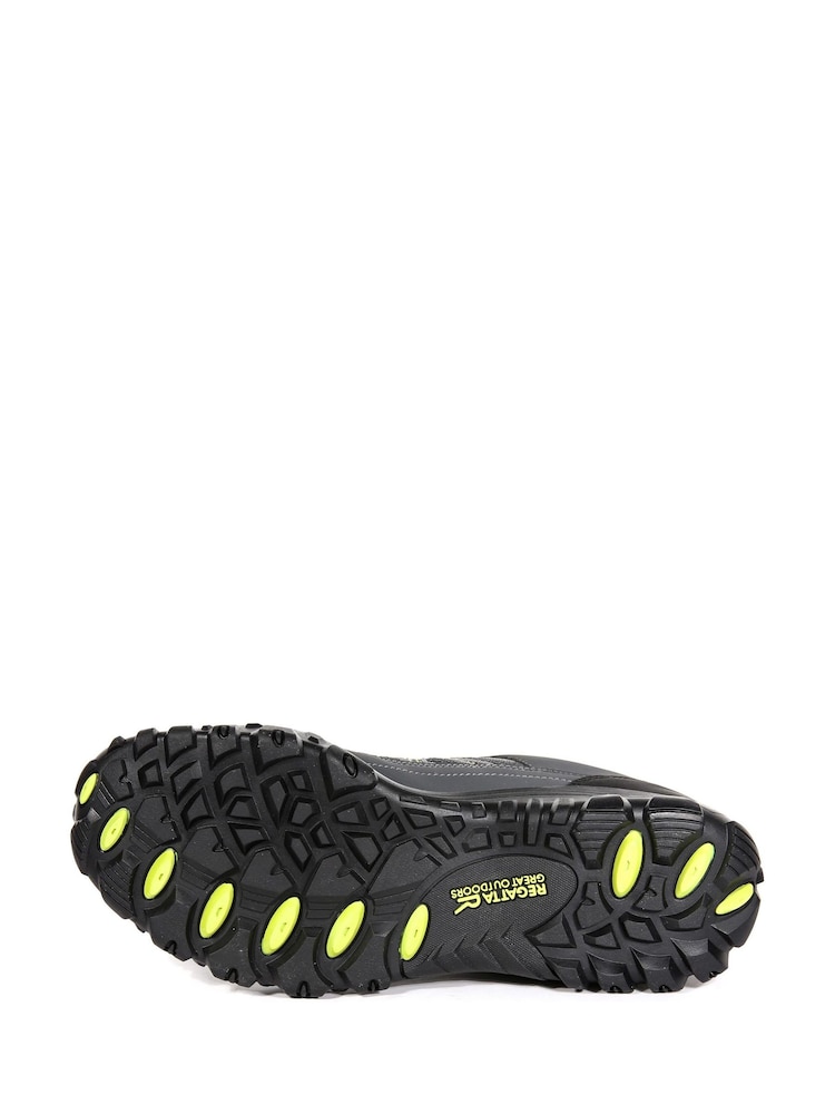 Regatta Grey Mens Edgepoint III Waterproof Walking Trainers - Image 6 of 6