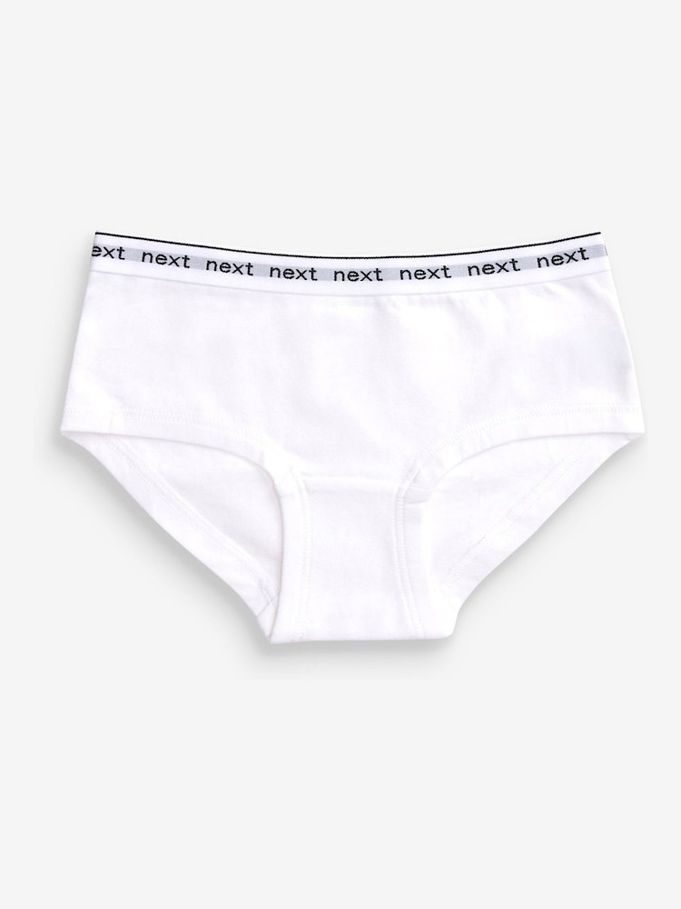 Black/White/Grey 10 Pack Hipster Briefs (2-16yrs) - Image 2 of 5