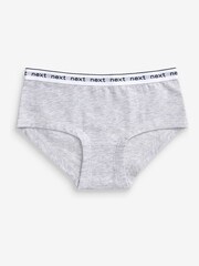 Black/White/Grey 10 Pack Hipster Briefs (2-16yrs) - Image 4 of 5