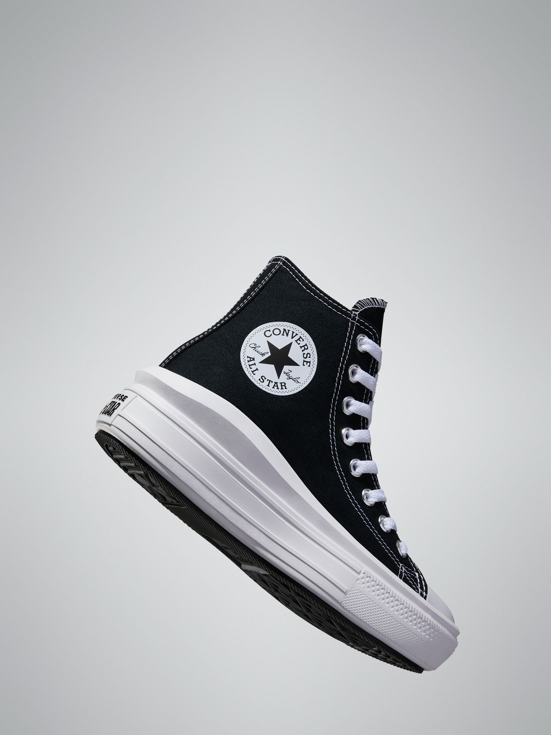 Converse chuck taylor all star black monochrome high top trainer shop