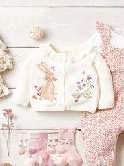 Ecru White Embroidered Baby Cardigan (0mths-2yrs) - Image 1 of 3
