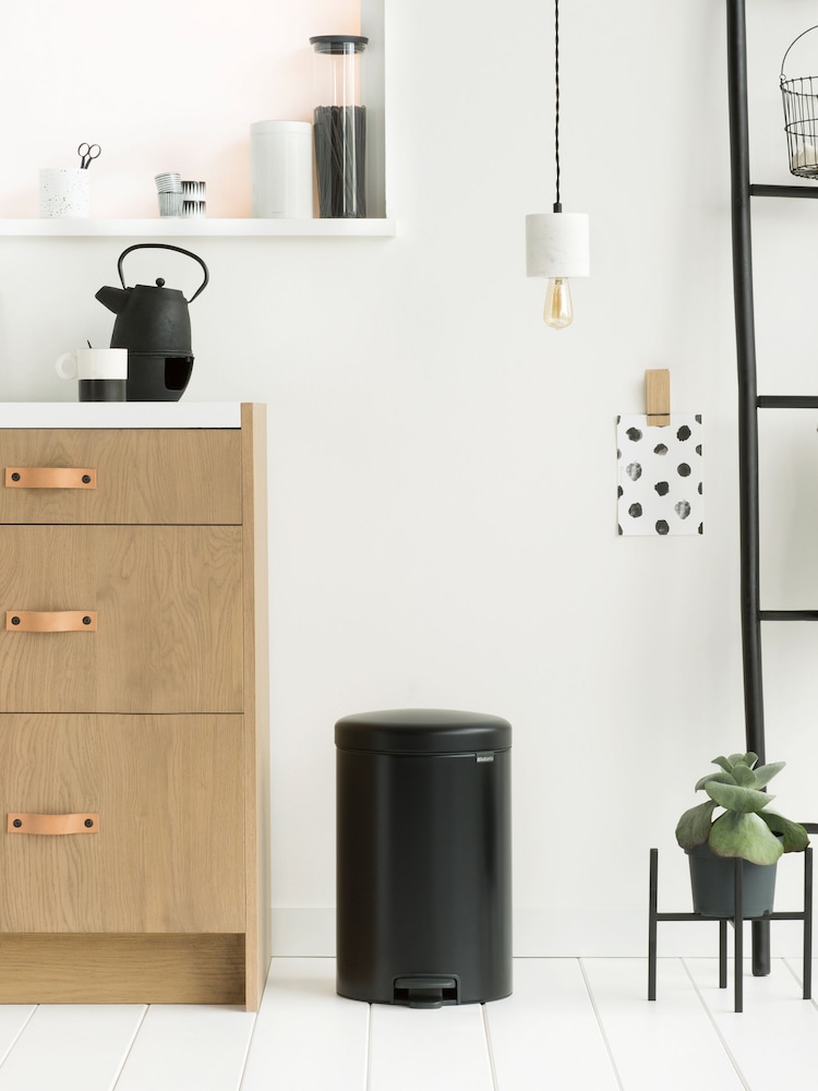 Brabantia Matt Black NewIcon 20L Pedal Bin - Image 1 of 6