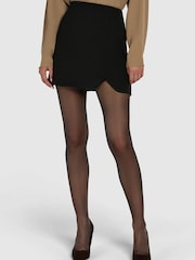 Heist Black The Thirty-Five Satin 35 Denier Tights - Image 3 of 5