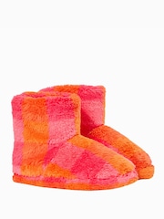 Rosa - Pantuflas de forro polar acogedoras Frugi - Imagen 1 de 3