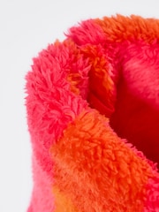 Rosa - Pantuflas de forro polar acogedoras Frugi - Imagen 3 de 3