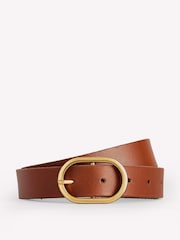 Boden Brown Classic Leather Belt - Image 2 of 3